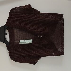 Casa Donna-Handmade Crochet Knit Shrug Cardigan